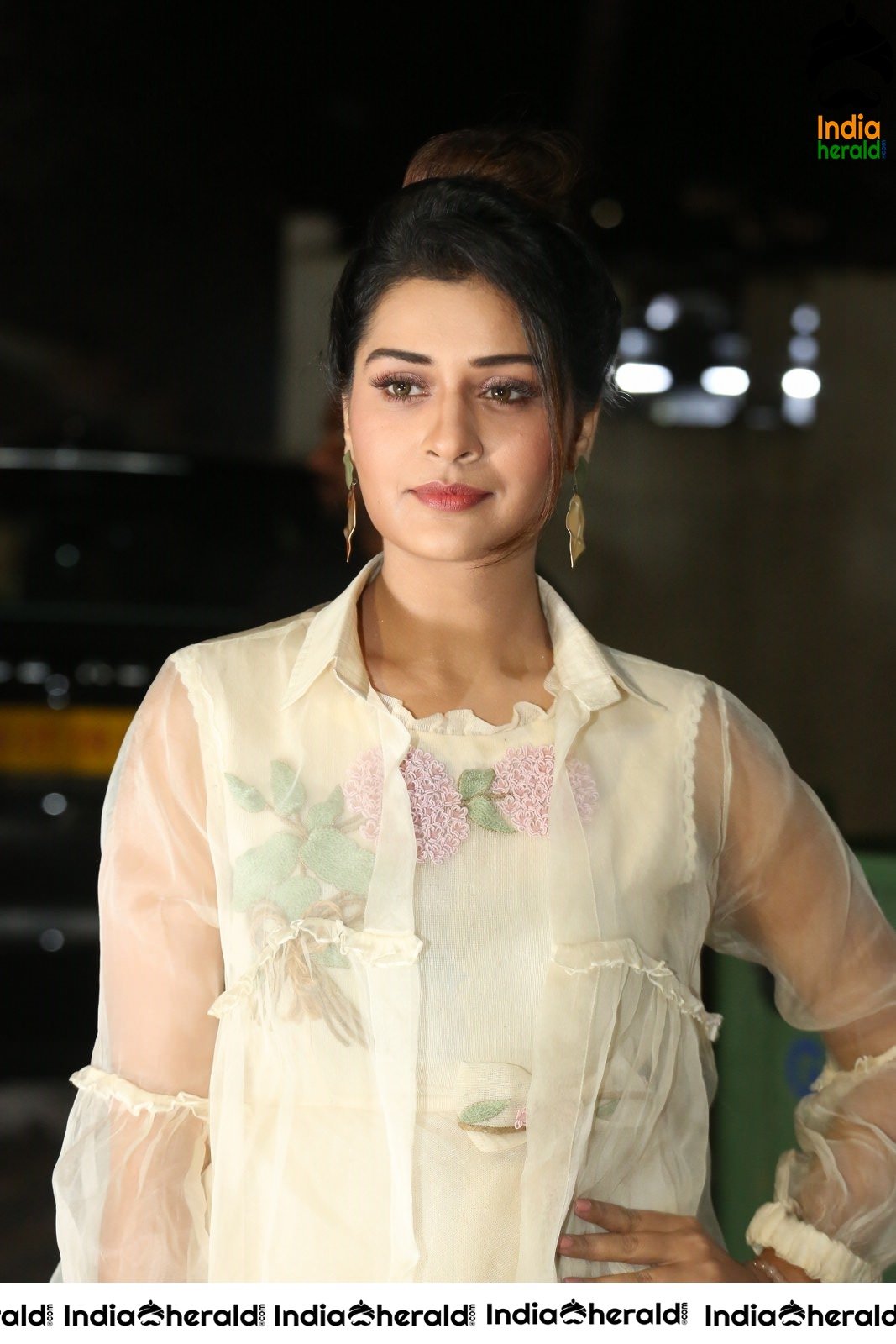 Payal Rajput Dazzling in White Photoshoot by Road Side Set 1