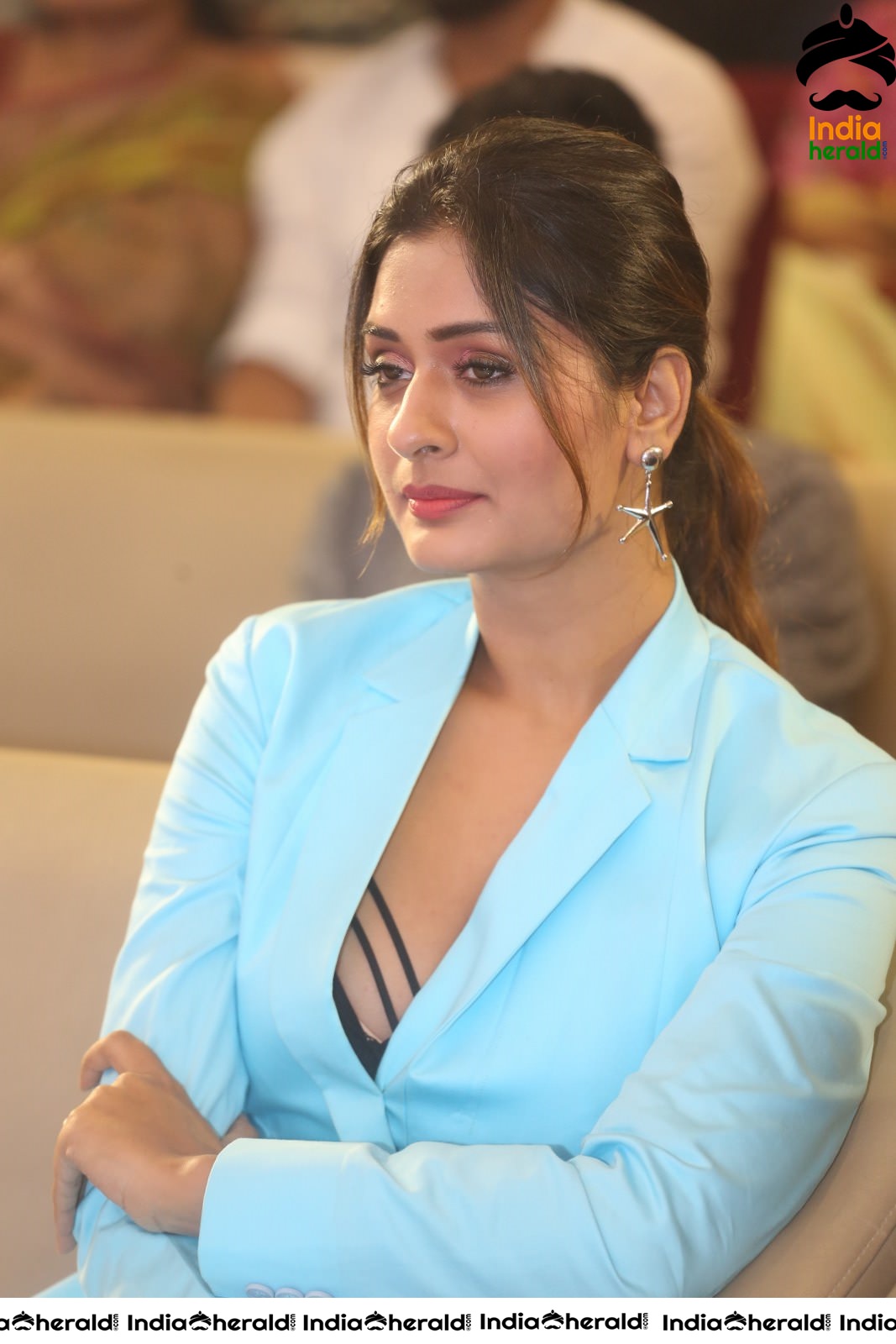 Payal Rajput Elegant in Blue at RDX Love Pre Release Event Set 2