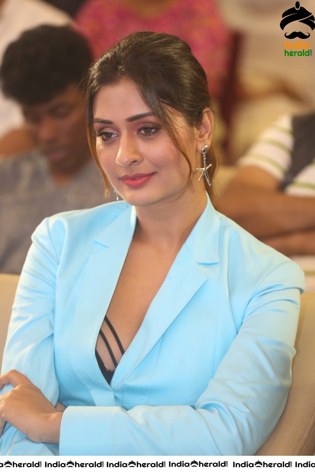 Payal Rajput Elegant in Blue at RDX Love Pre Release Event Set 2