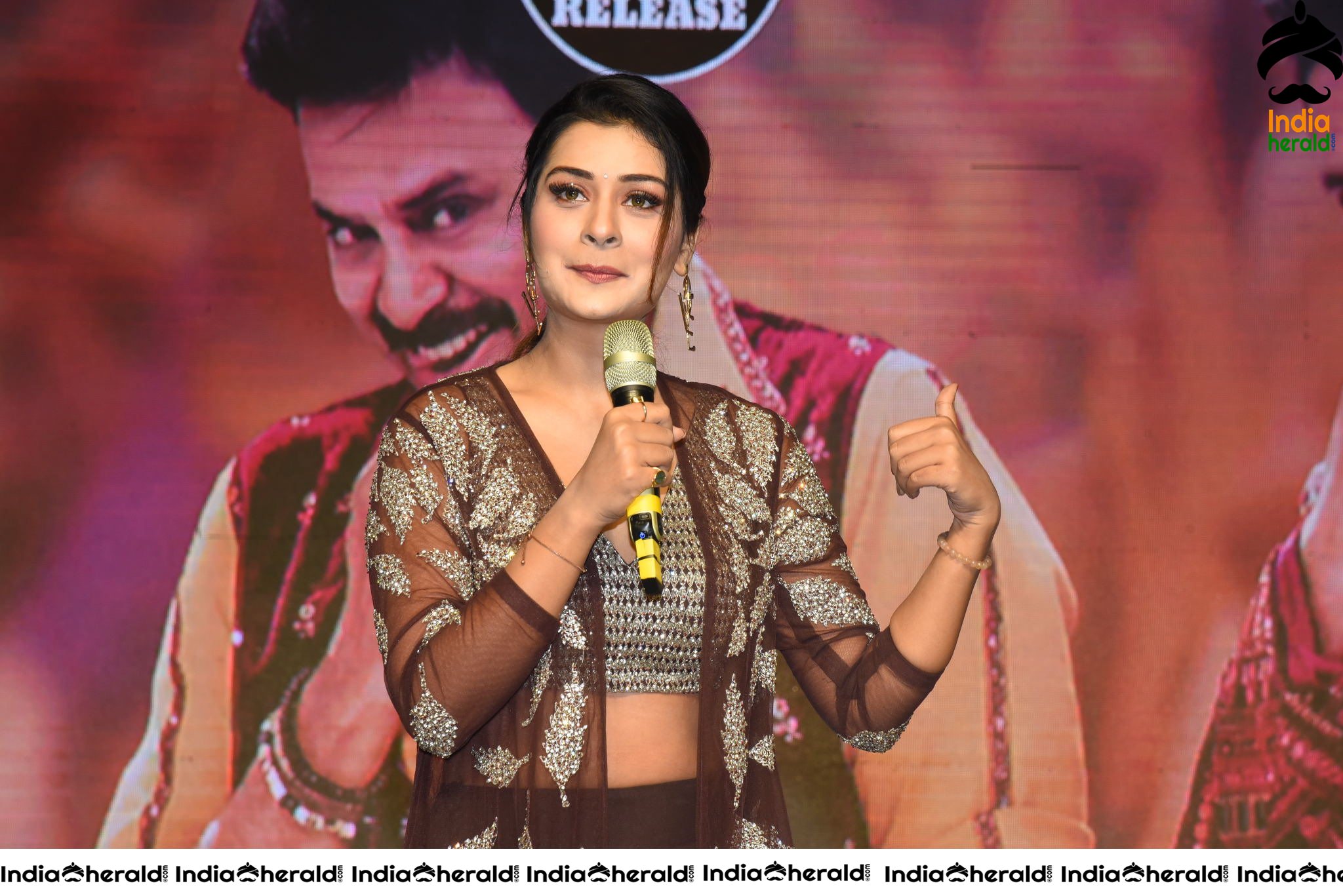 Payal Rajput Hot Speech at Venky Mama Event Set 1