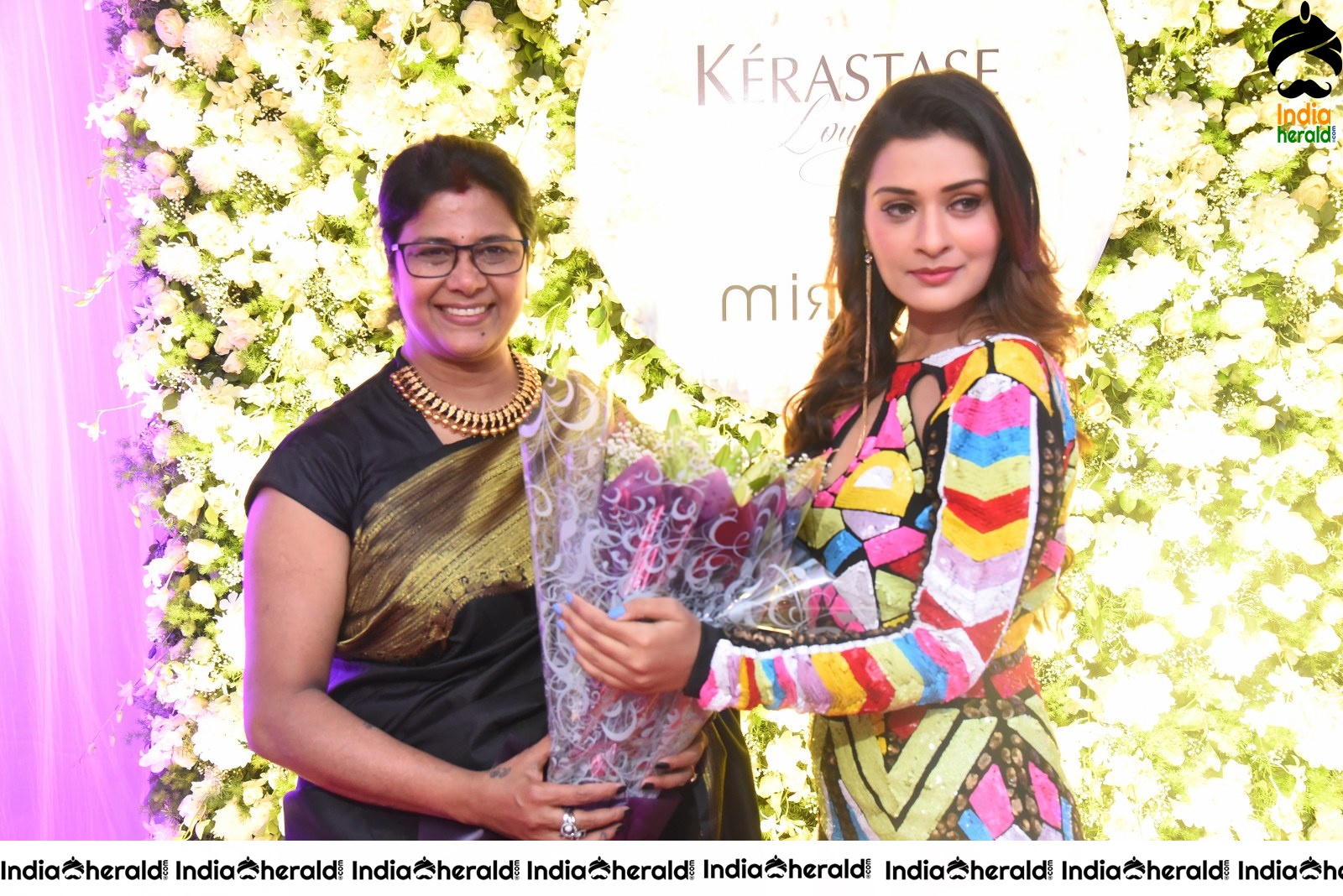 Payal Rajput with other actresses at Mirrors Kerastase Launch Set 3