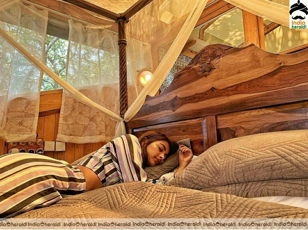 Pooja Hegde Shows Her Hot Waistline In These Photo Stills