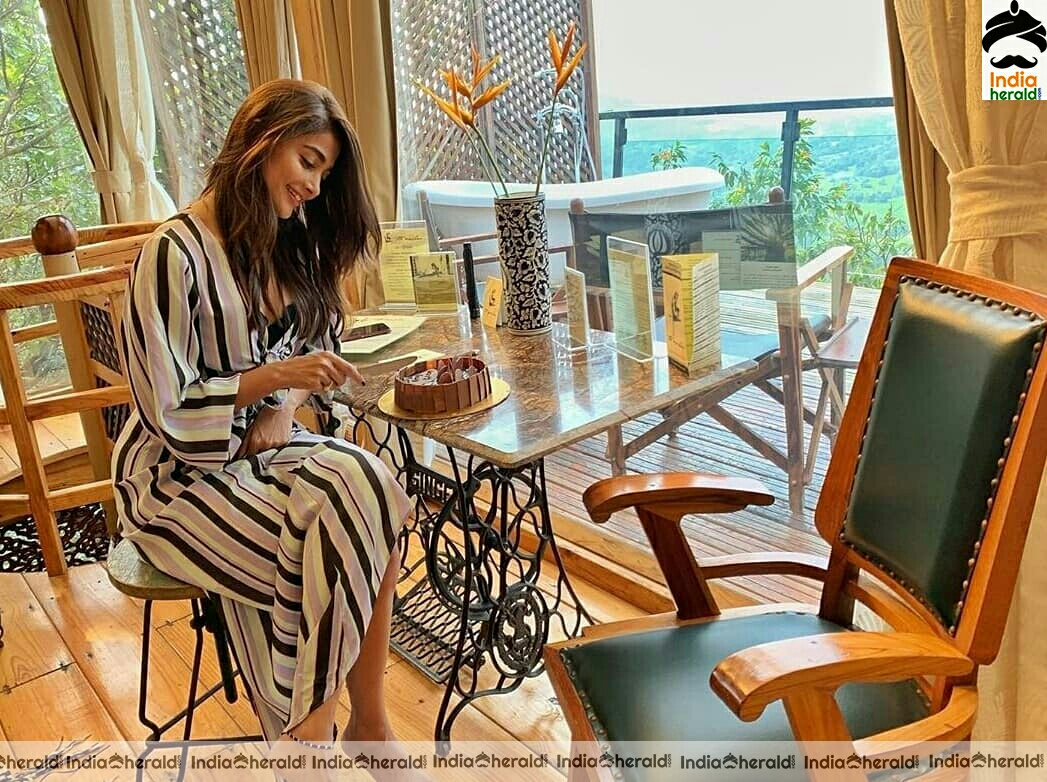 Pooja Hegde Shows Her Hot Waistline In These Photo Stills