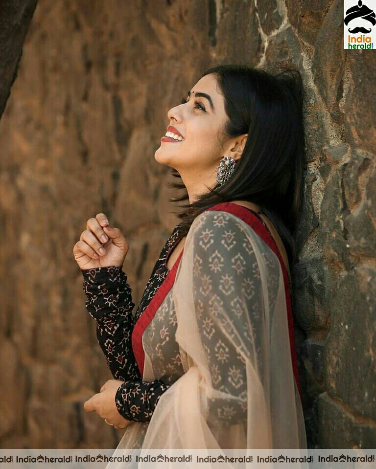 Poorna Cute Latest Black Chudi Stills