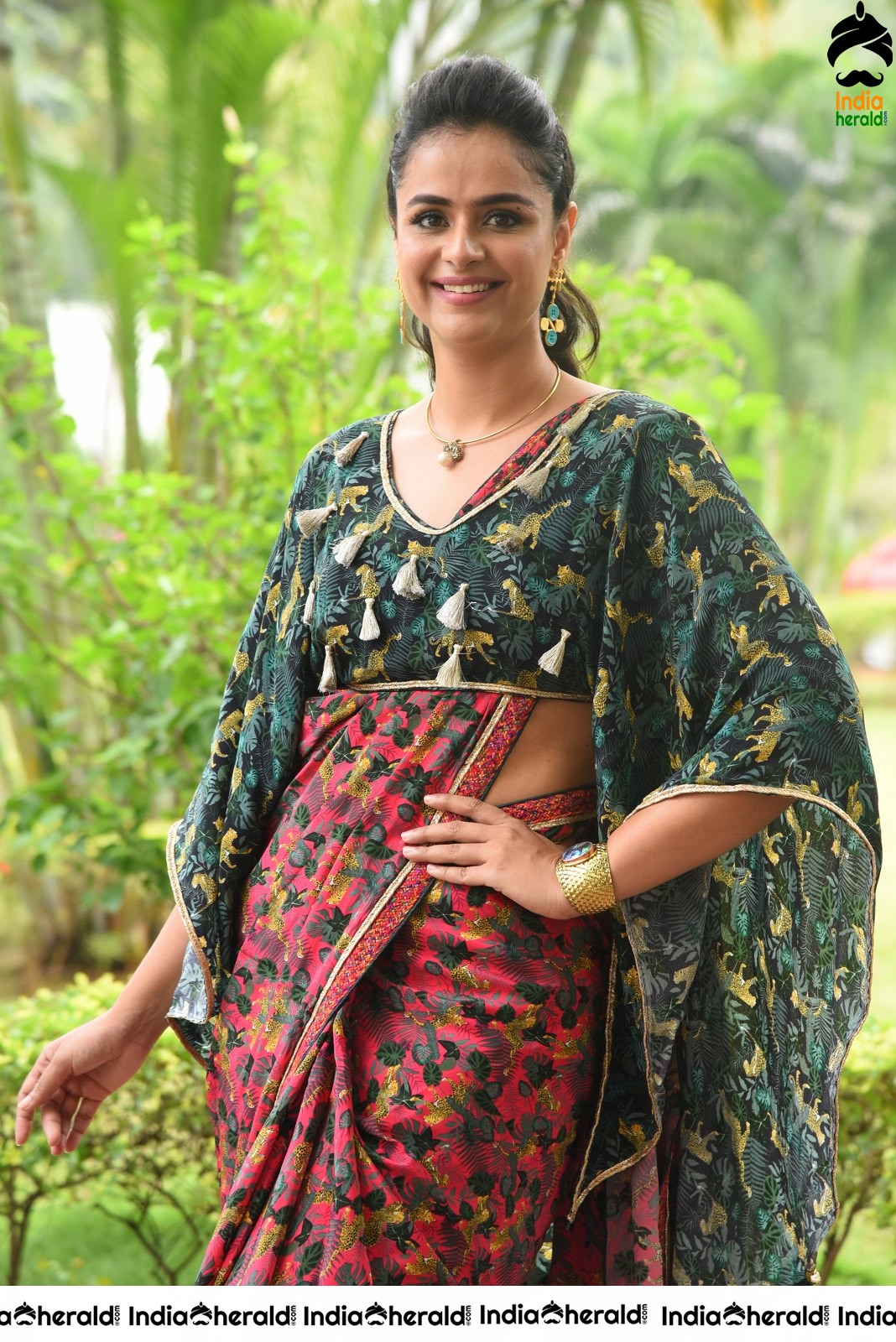 Prachi Tehlan Looking Cute in Saree Set 2