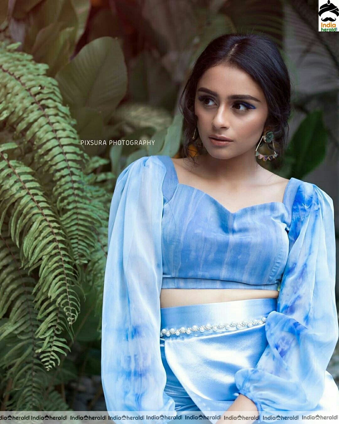 Pragathi Cute Blue Dress Stills