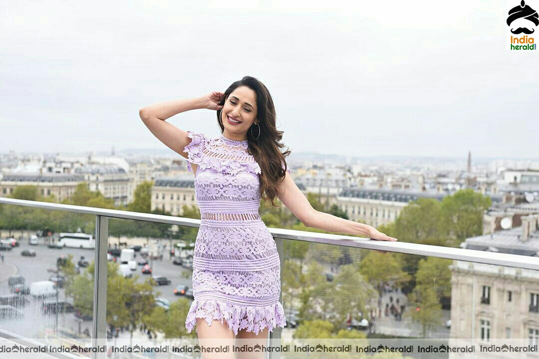 Pragya Jaiswal cute Short Dress Stills