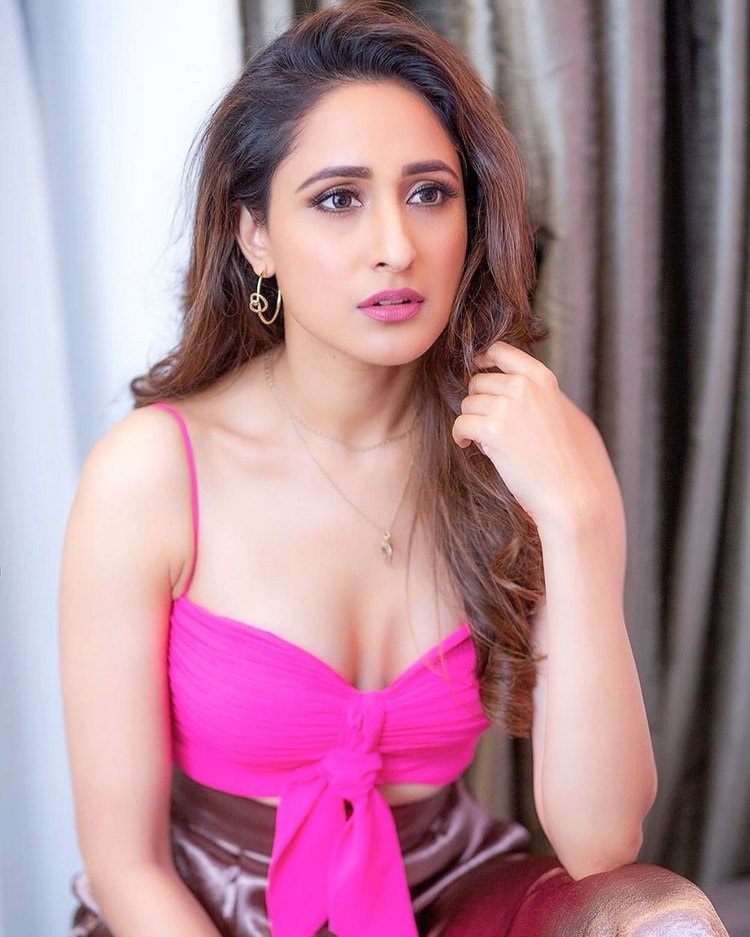 Pragya Jaiswal Hot Stills In Pink