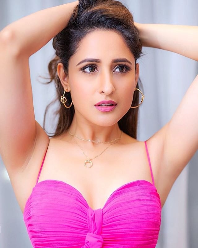 Pragya Jaiswal Hot Stills In Pink