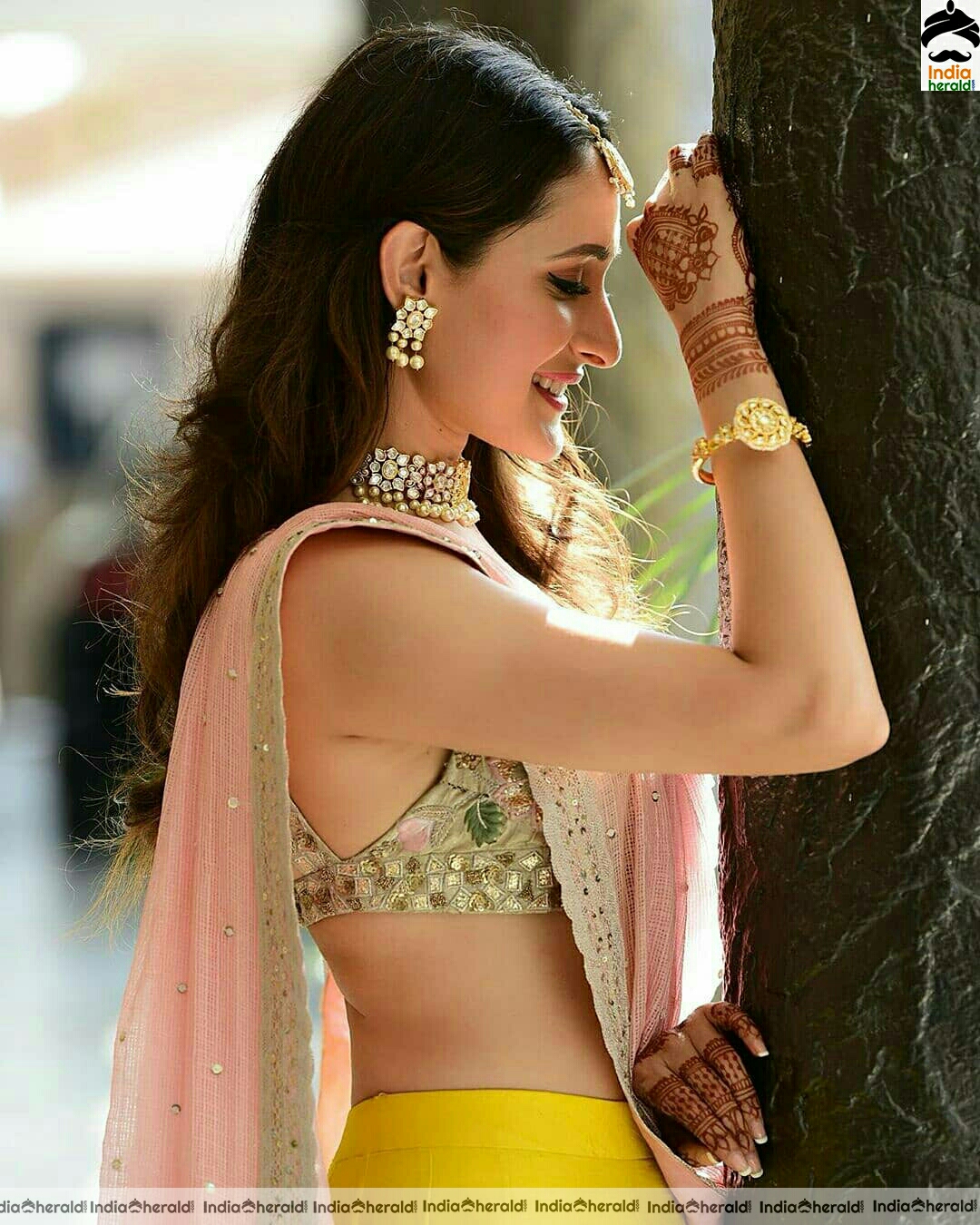 Pragya Jaiswal Shows Her Hot Waistline Stills