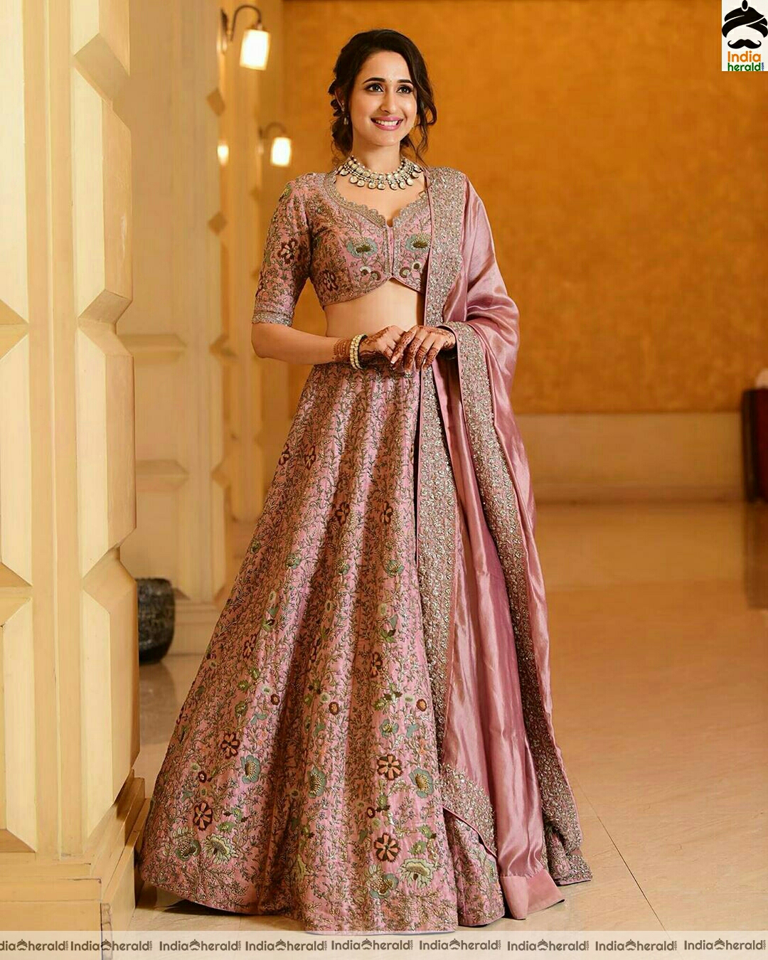 Pragya Jaiswal Shows Her Sexy Waistline In Choli