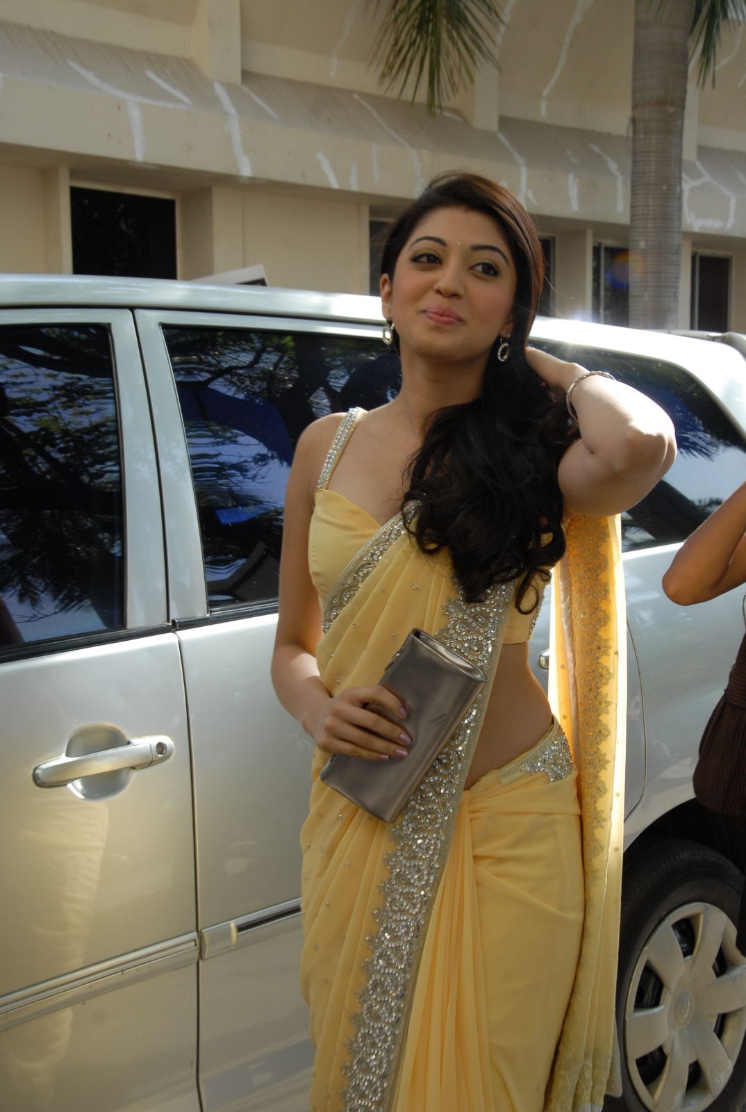 Pranitha Hot In Saree Showing Her Curves Set 1