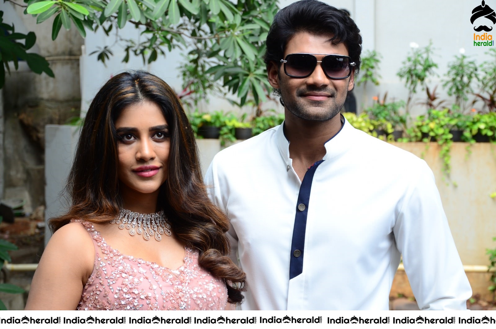 Pretty Nabha Natesh along with Bellamkonda Sai Sreenivas Set 1