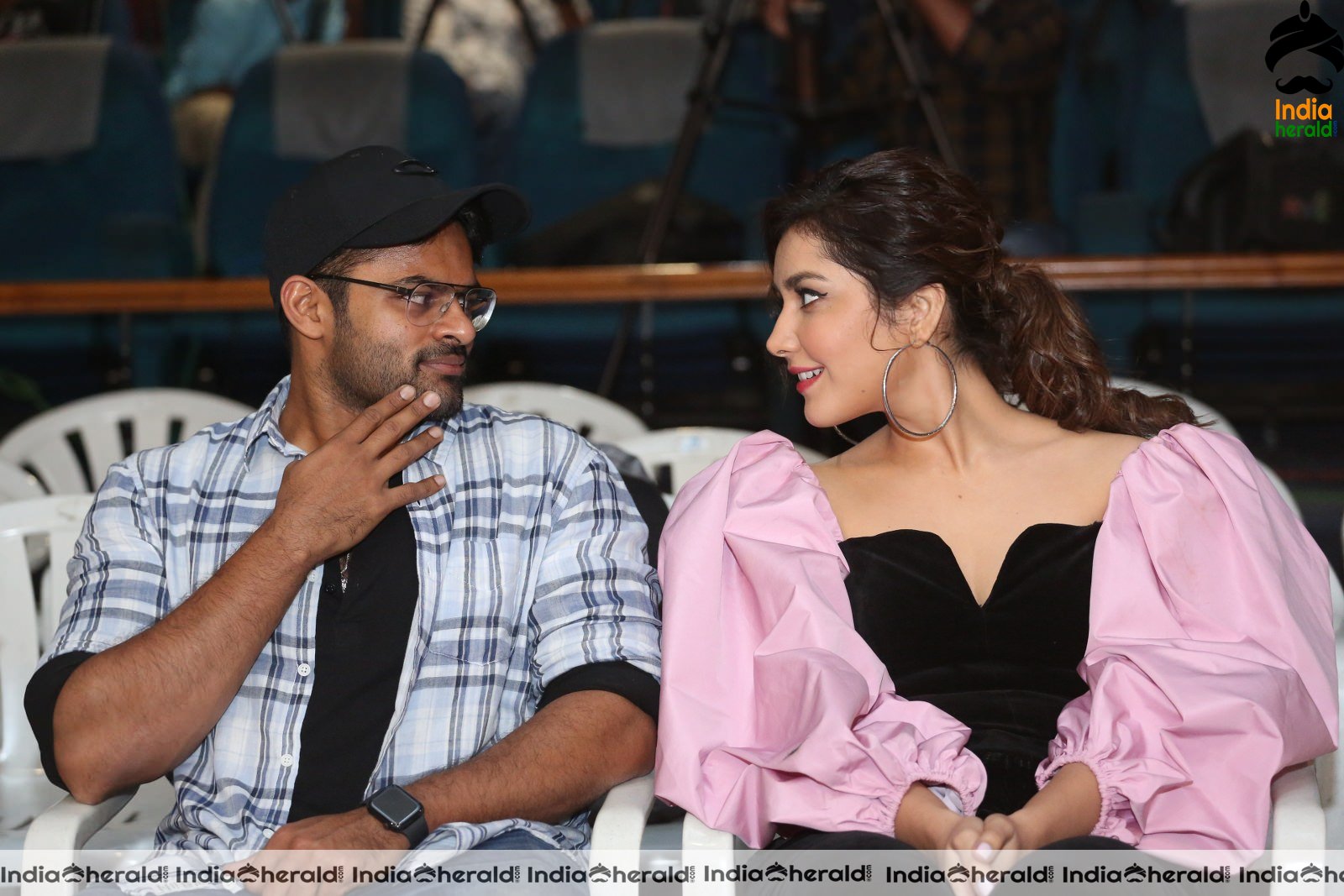Pretty Raashi Khanna Latest Photos along with Sai Dharam Set 2
