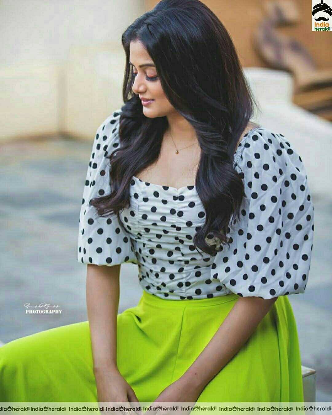 Priya Mani Latest Black and white Dress Stills