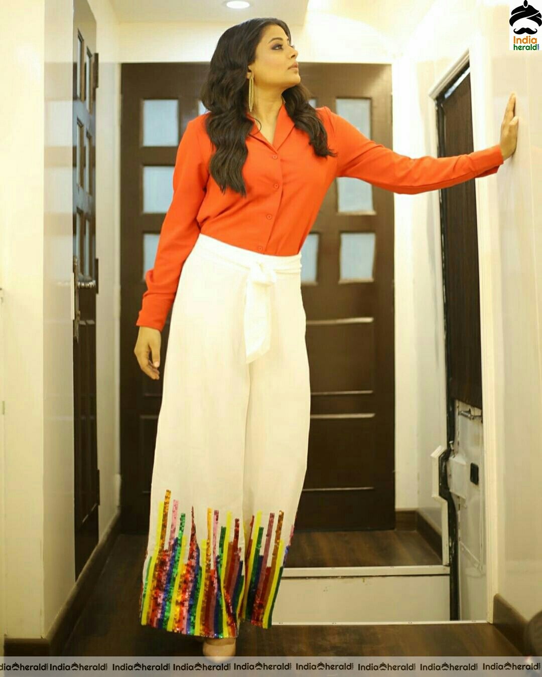 Priya Mani Latest Cute Red Dress stills