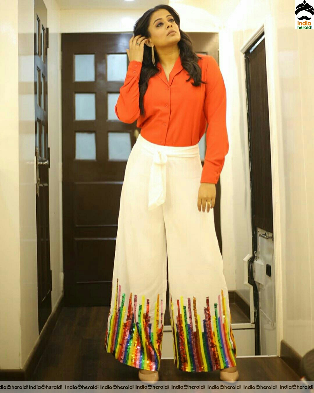 Priya Mani Latest Cute Red Dress stills