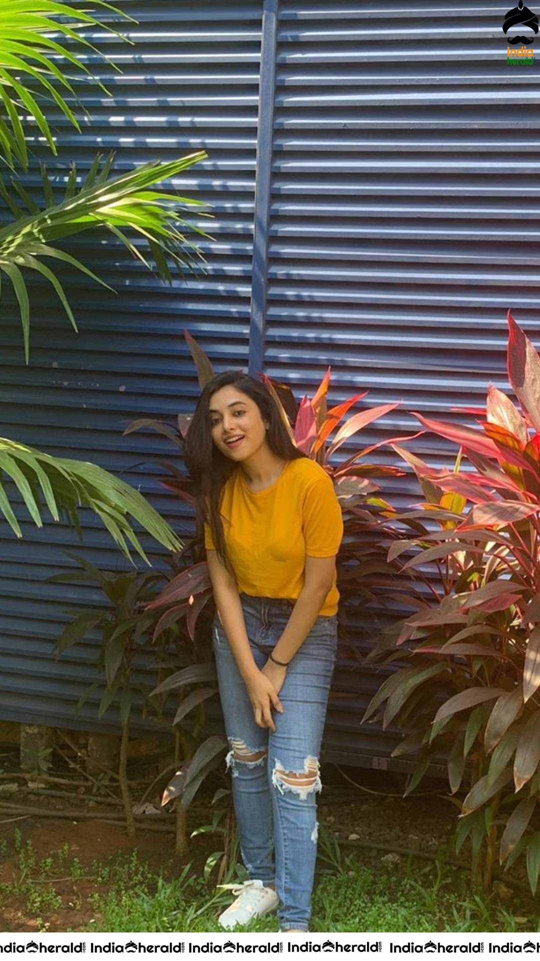 Priyanka Arul Mohan Latest Hot in Yellow Top and Denim