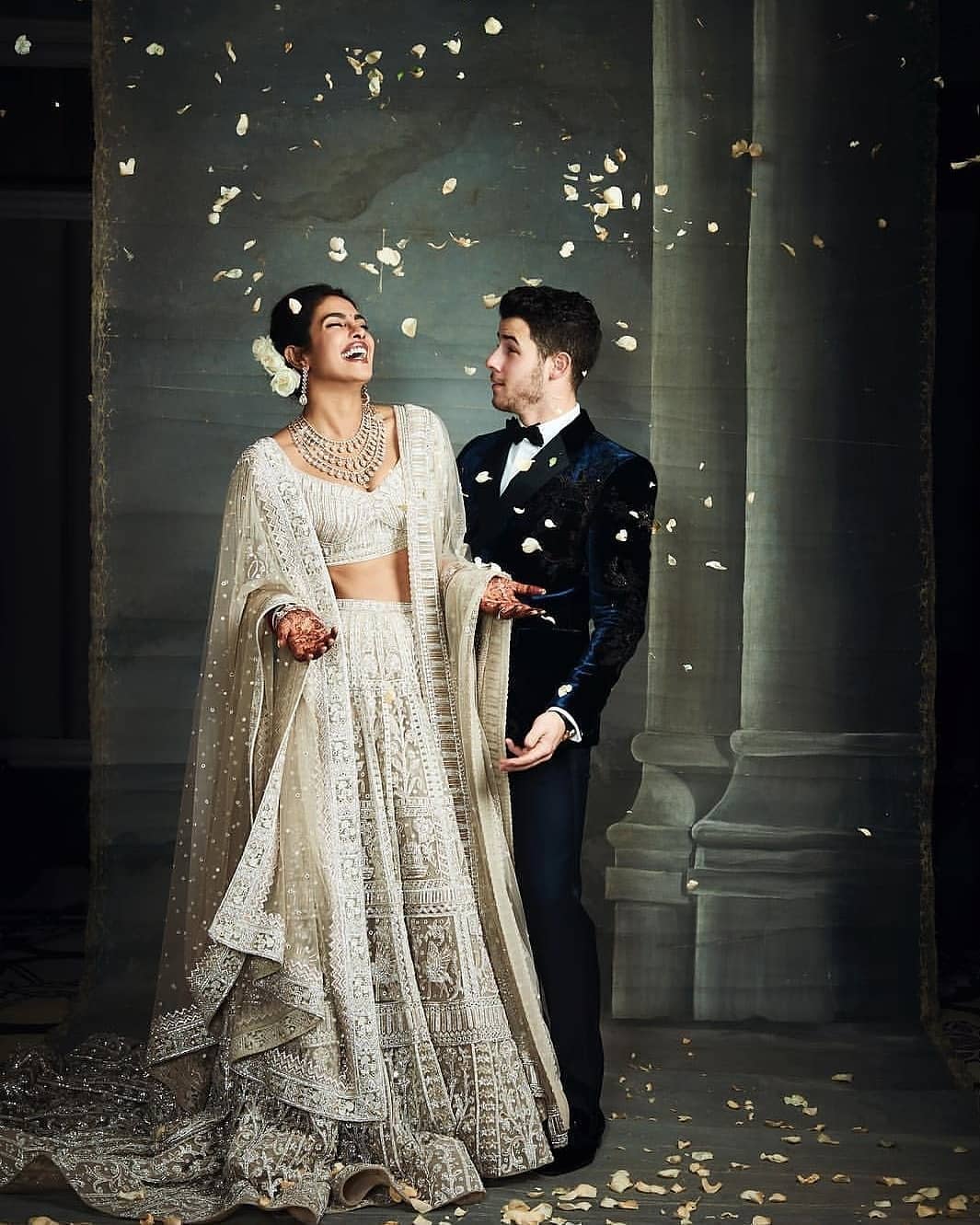 Priyanka Chopra And Nick Jonas At A Friend Wedding