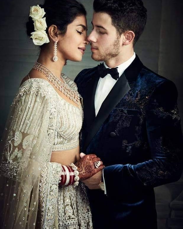 Priyanka Chopra And Nick Jonas At A Friend Wedding