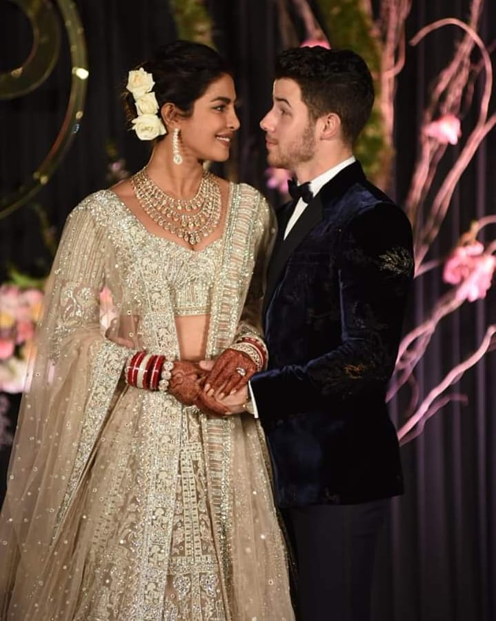 Priyanka Chopra And Nick Jonas At A Friend Wedding