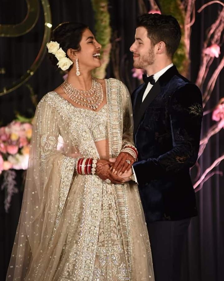 Priyanka Chopra And Nick Jonas At A Friend Wedding