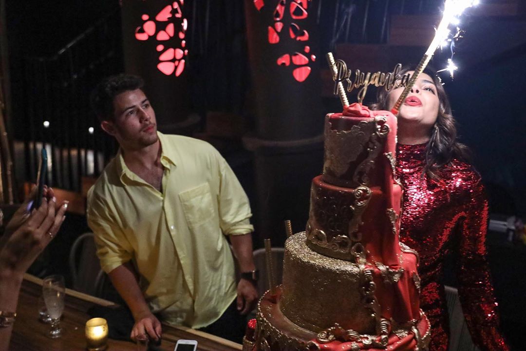 Priyanka Chopra Birthday Celebration Clicks