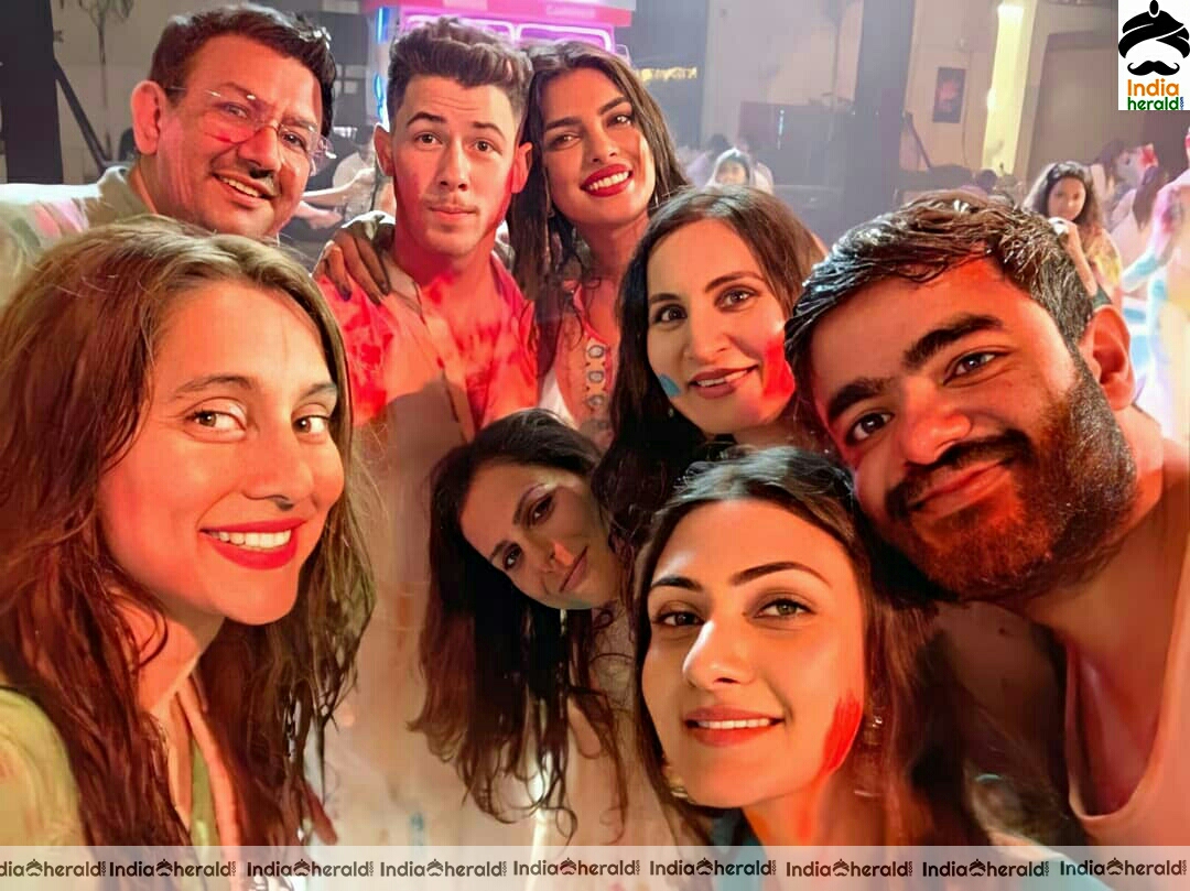 Priyanka Chopra Celebrates Holy With Her Husband And Other Celebraties