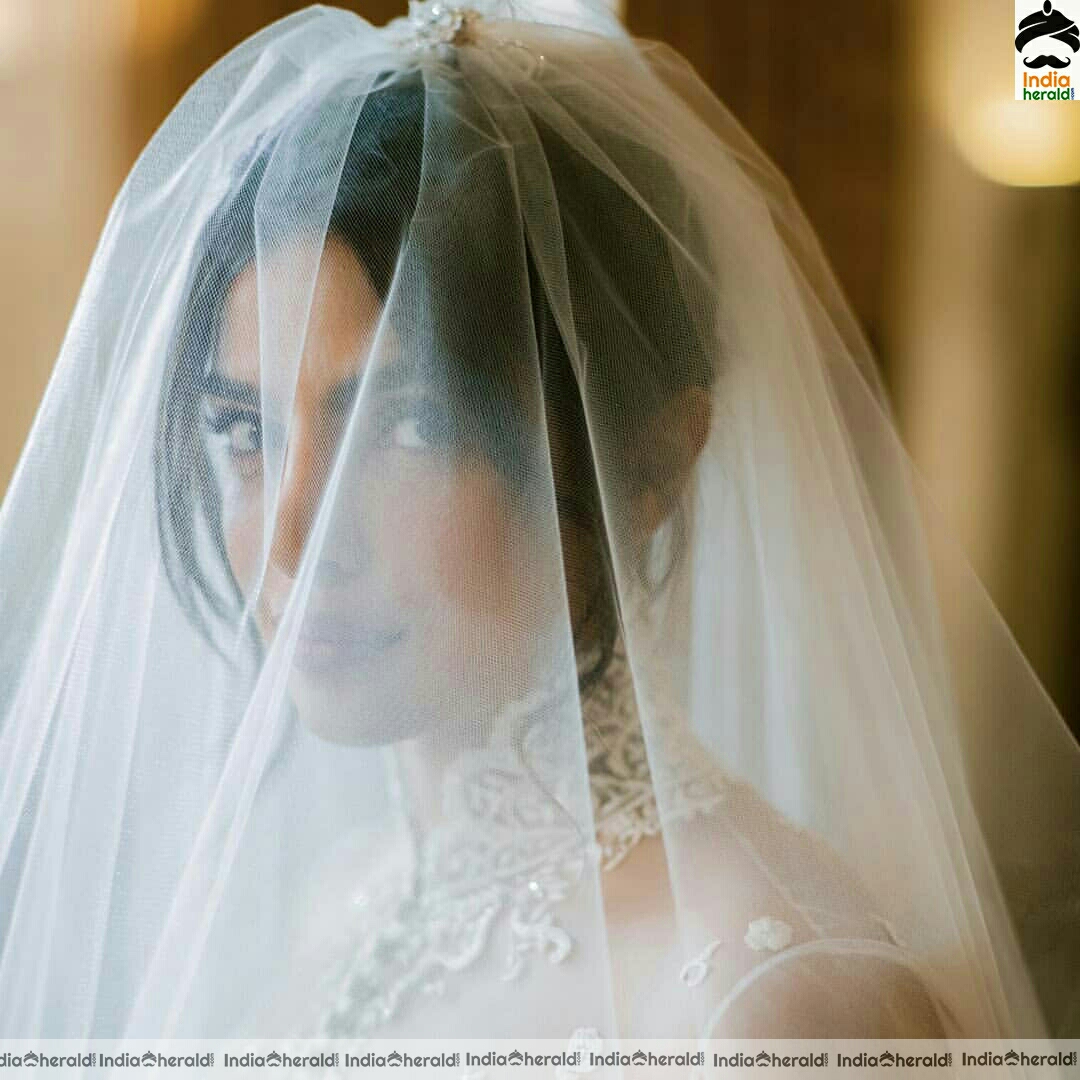 Priyanka chopra cute In White Wedding Dress stills