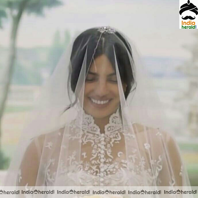 Priyanka chopra cute In White Wedding Dress stills