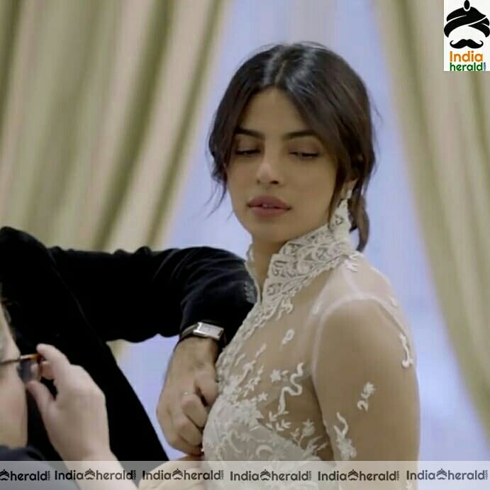 Priyanka chopra cute In White Wedding Dress stills