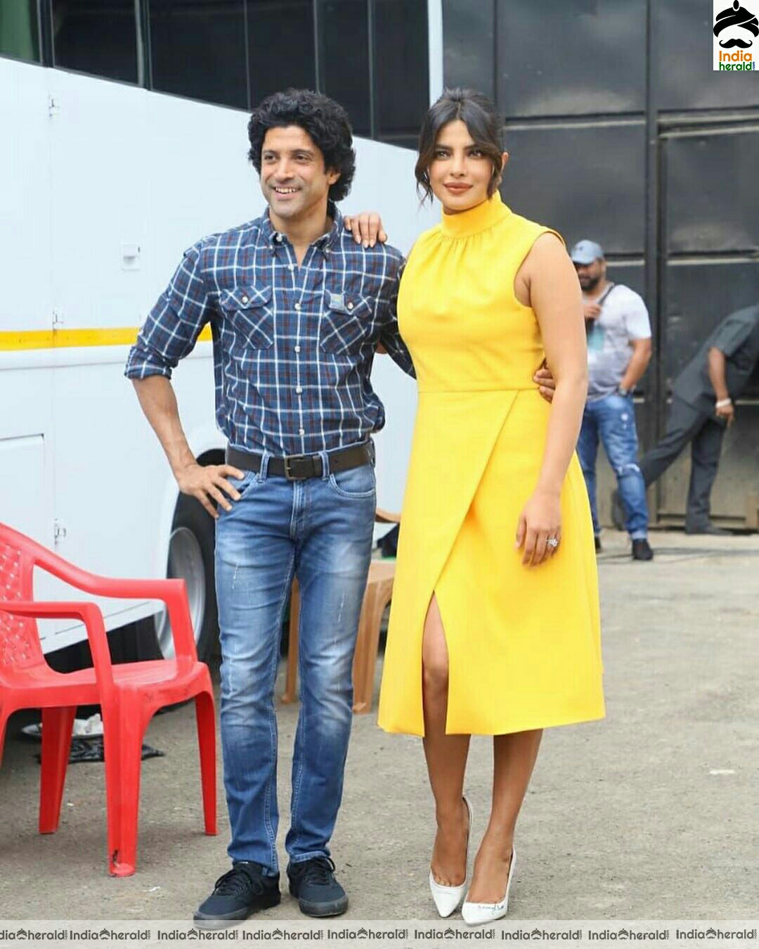 Priyanka chopra cute Yellow Dress Stills