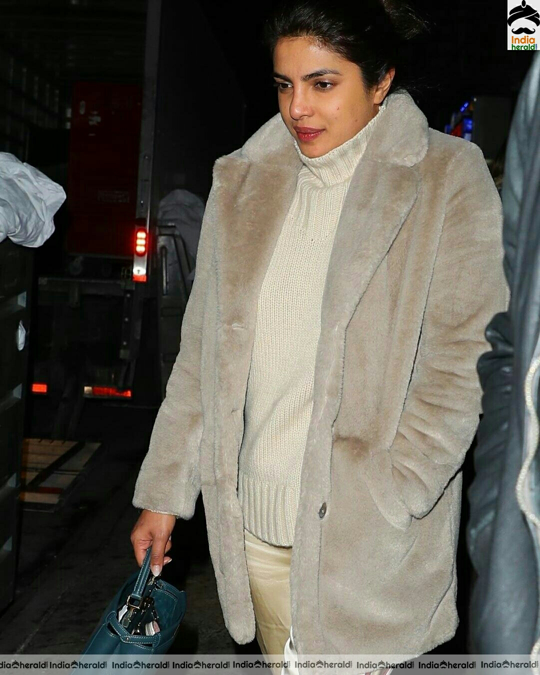 Priyanka Chopra Enjoying Cold Weather At California