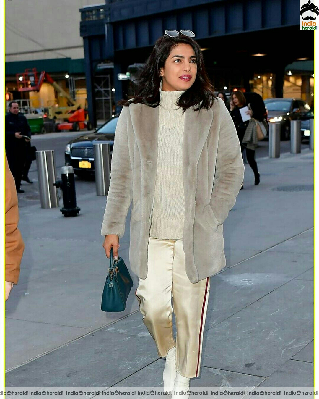 Priyanka Chopra Enjoying Cold Weather At California