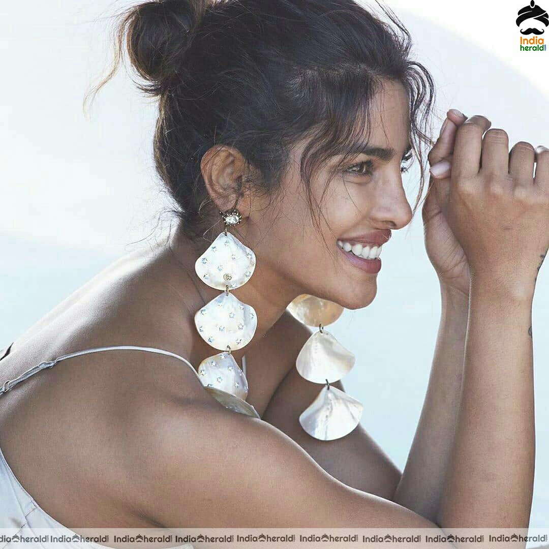 Priyanka chopra Hot In white dress stills