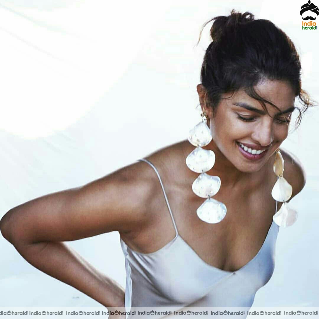Priyanka chopra Hot In white dress stills
