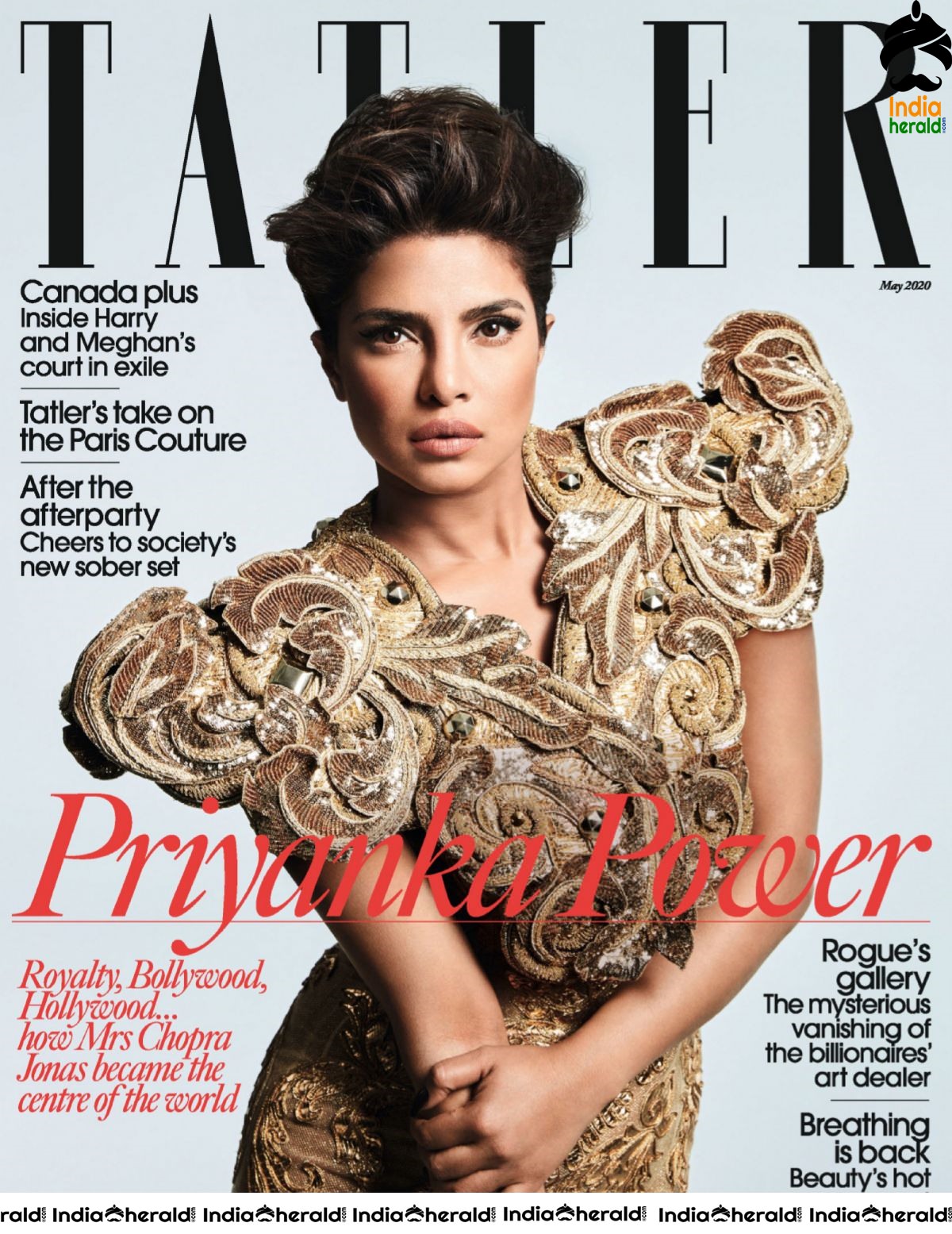 Priyanka Chopra Hot Photoshoot for Tatler Magazine UK May 2020 Edition