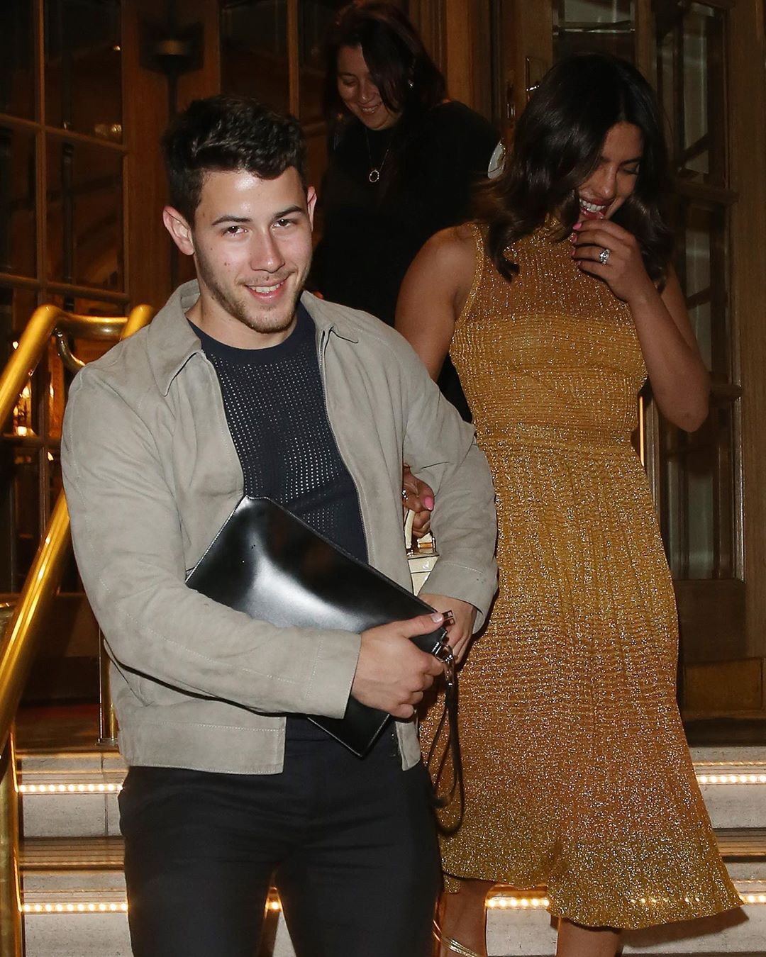 Priyanka Chopra Leaving Their Hotel In London With Her Husband