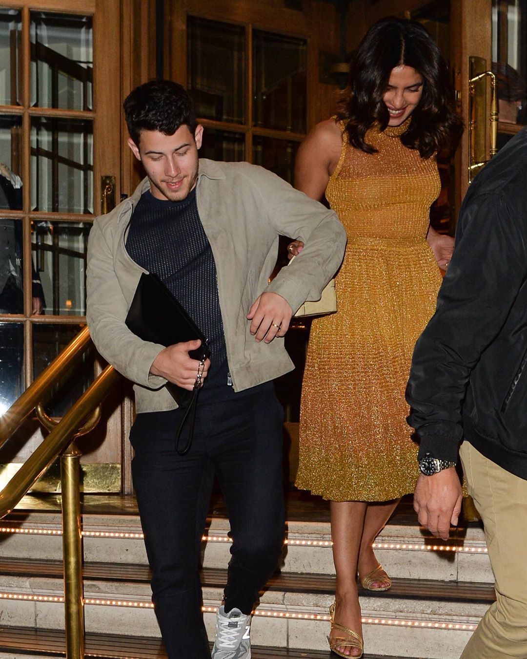 Priyanka Chopra Leaving Their Hotel In London With Her Husband
