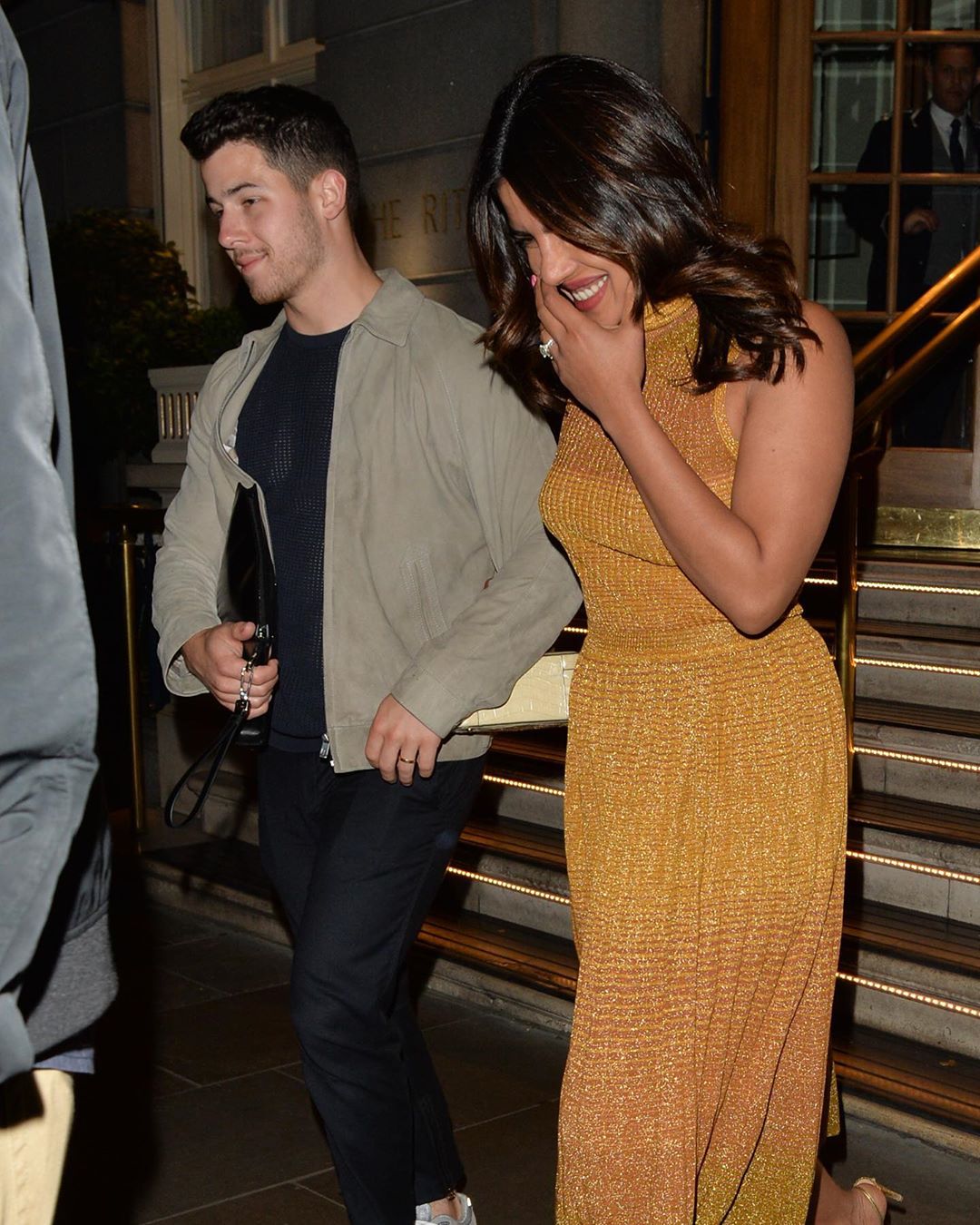 Priyanka Chopra Leaving Their Hotel In London With Her Husband
