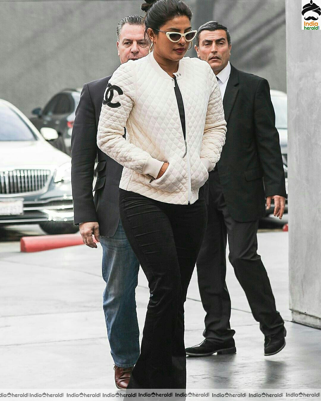 Priyanka chopra Looking Gracious in Winter Cloth While Spotted Outside New York City set 1