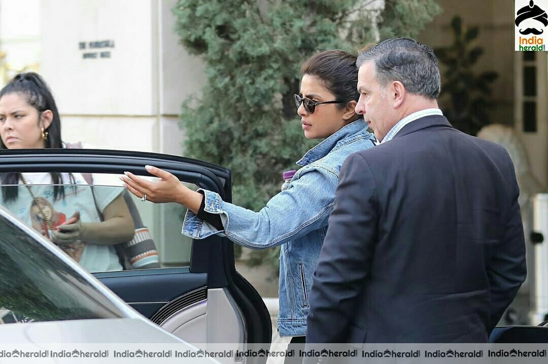 Priyanka Chopra Spotted Encino At CA