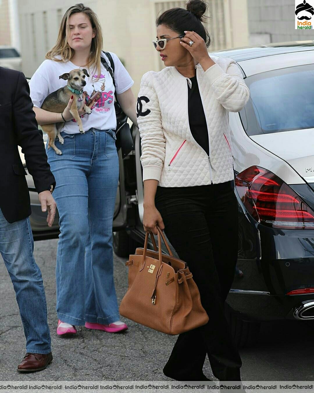 Priyanka Chopra Spotted Outside Brooklyn