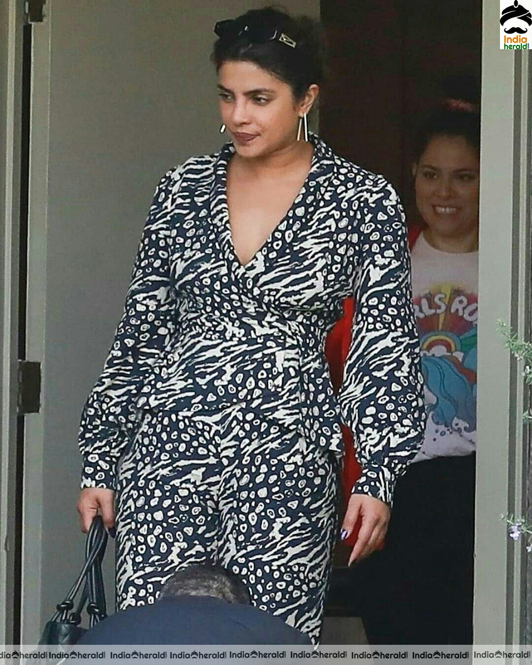 Priyanka Chopra spotted outside studios without makeup