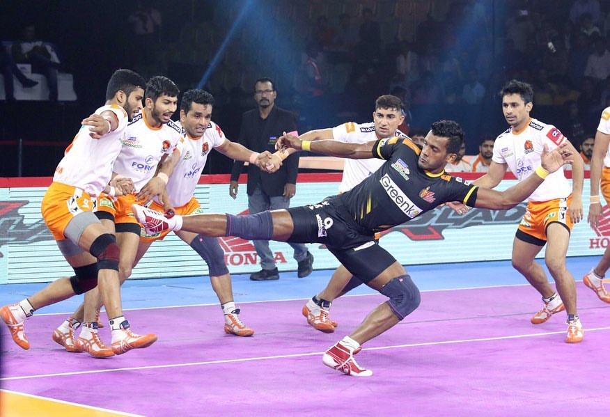 Pro Kabaddi 2019 Telugu Titans Vs Puneri Paltan