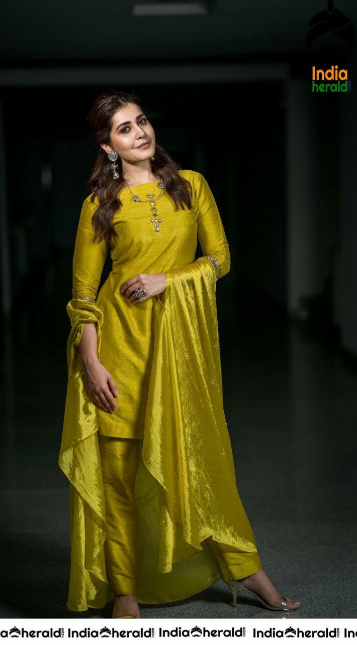 Raashi Khanna in Various Attires during the Promotions of WFL