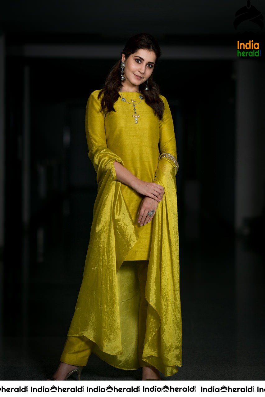 Raashi Khanna in Various Attires during the Promotions of WFL