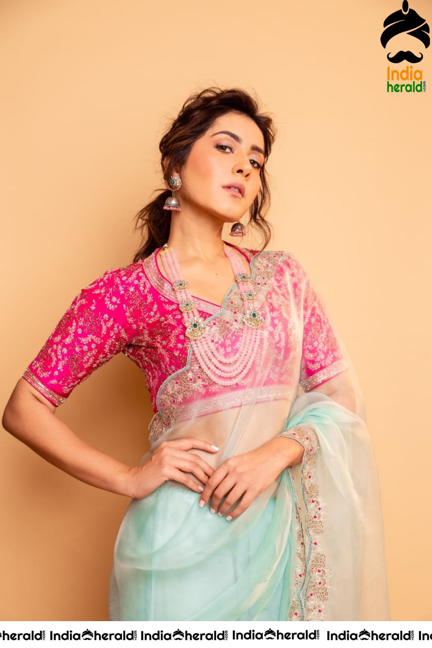 Raashi Khanna in Various Attires during the Promotions of WFL