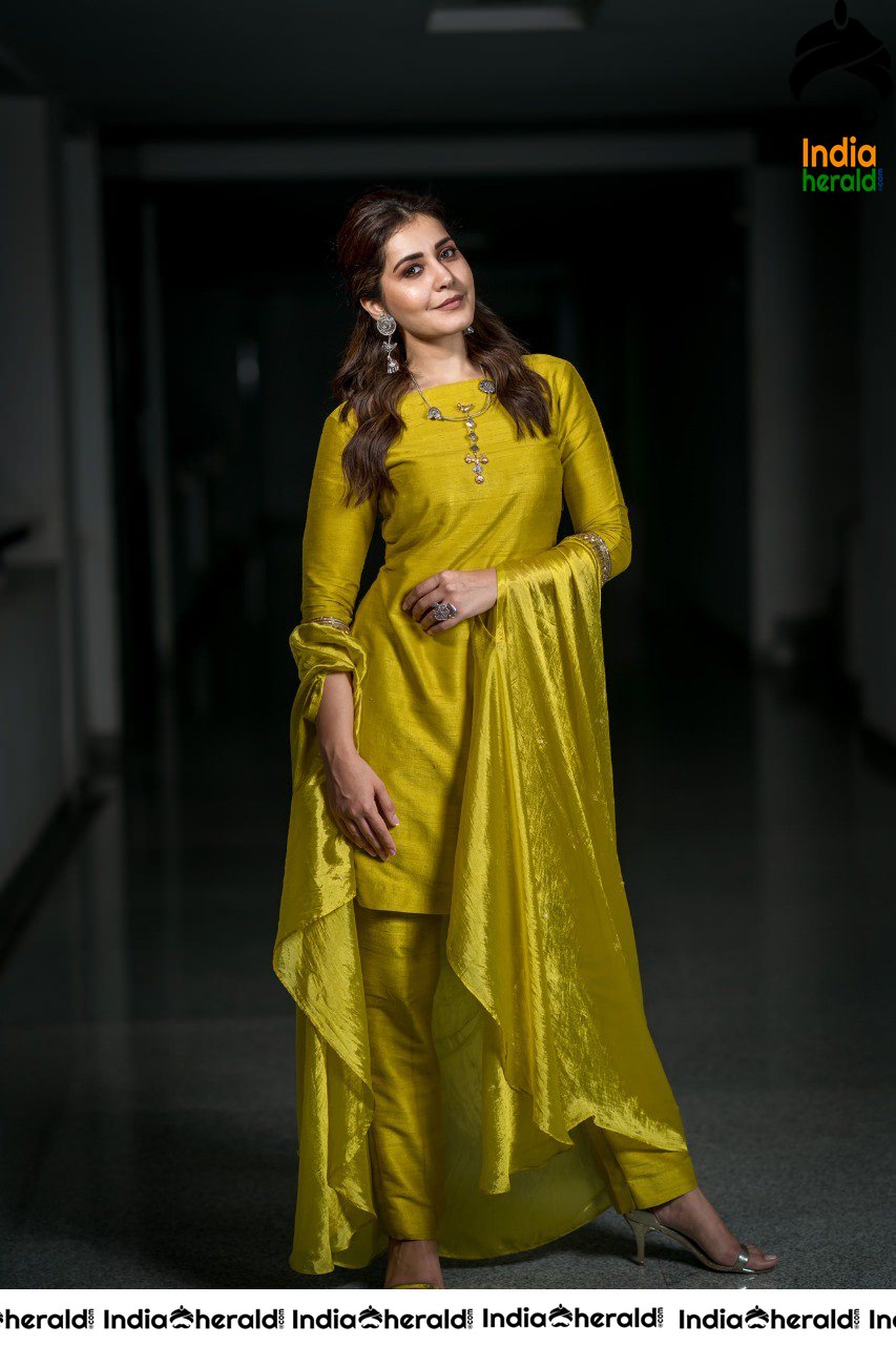 Raashi Khanna in Various Attires during the Promotions of WFL