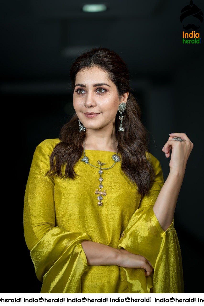 Raashi Khanna in Various Attires during the Promotions of WFL